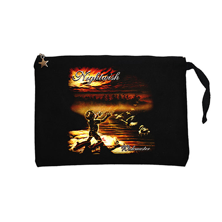 Nightwish Wishmaster Siyah Clutch Astarlı Cüzdan / El Çantası