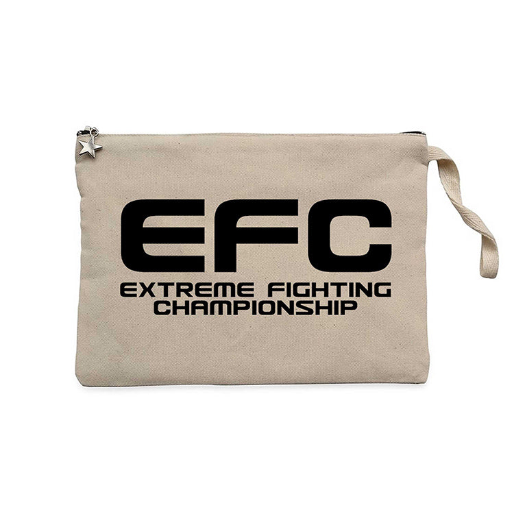 EFC Type Krem Clutch Astarlı Cüzdan / El Çantası