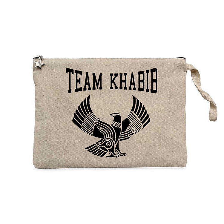Khabib Nurmagomedov Team Essential 2 Krem Clutch Astarlı Cüzdan / El Çantası