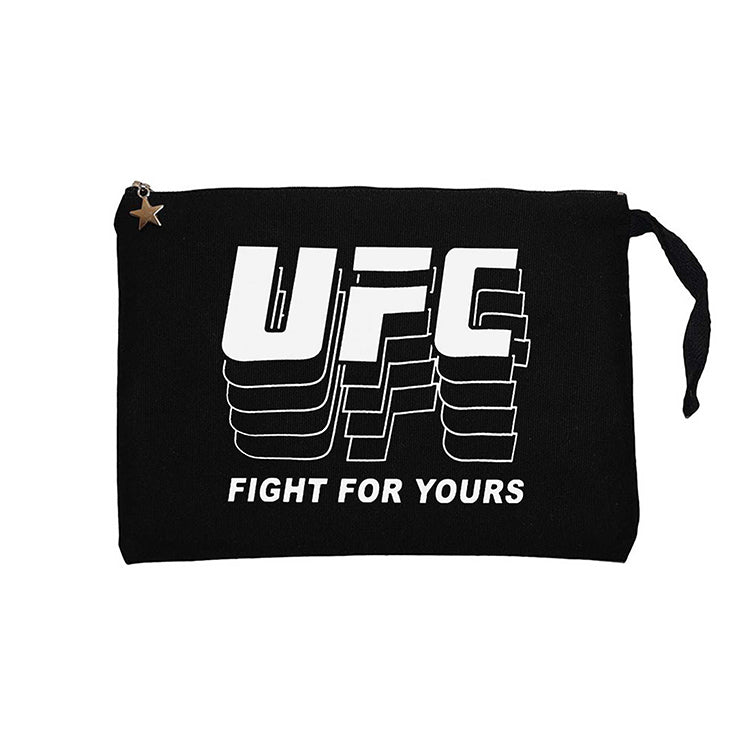UFC FG Siyah Clutch Astarlı Cüzdan / El Çantası