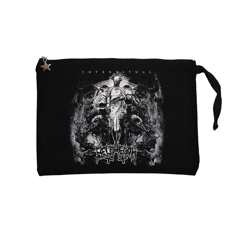 Belphegor Totenritual Siyah Clutch Astarlı Cüzdan / El Çantası