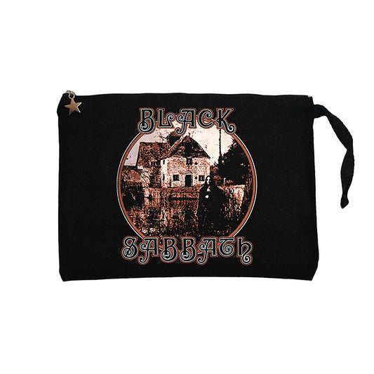 Black Sabbath House Album Siyah Clutch Astarlı Cüzdan / El Çantası