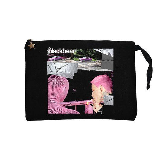 Blackbear Cybersex Siyah Clutch Astarlı Cüzdan / El Çantası