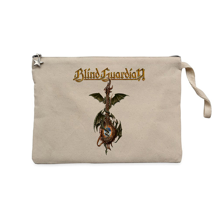 Blind Guardian Imaginations From the Other Side Krem Clutch Astarlı Cüzdan / El Çantası