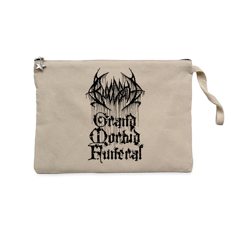 Bloodbath Grand Krem Clutch Astarlı Cüzdan / El Çantası