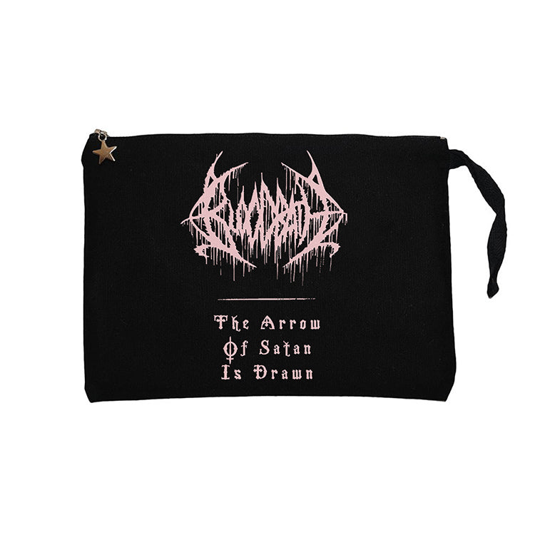 Bloodbath The Arrow Siyah Clutch Astarlı Cüzdan / El Çantası