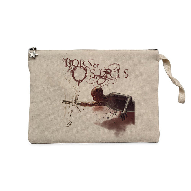 Born of Osiris The Simulation Krem Clutch Astarlı Cüzdan / El Çantası