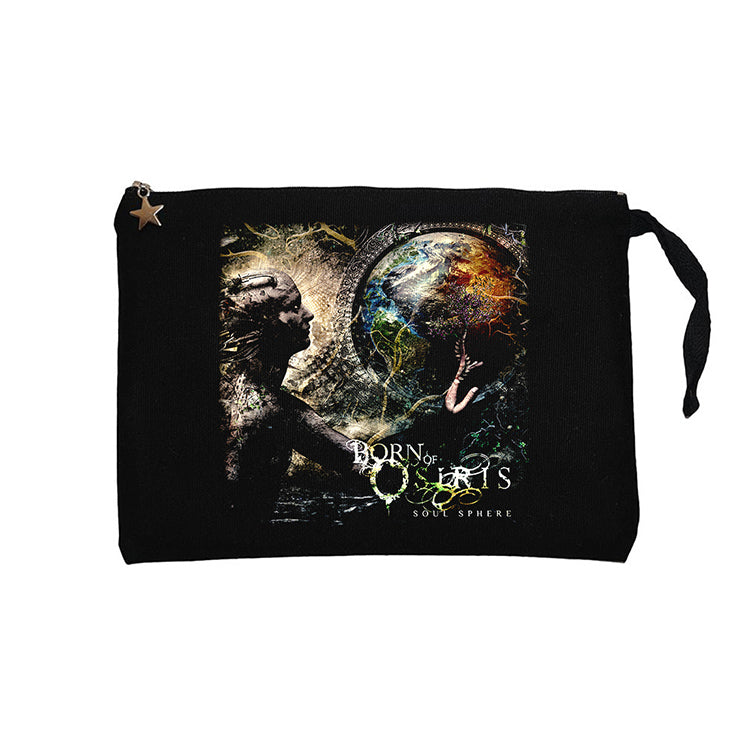 Born of Osiris Soul Sphere Siyah Clutch Astarlı Cüzdan / El Çantası