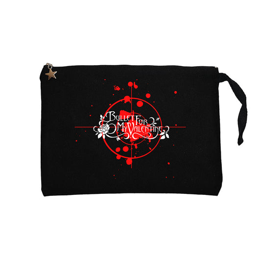 Bullet For My Valentine Target Siyah Clutch Astarlı Cüzdan / El Çantası