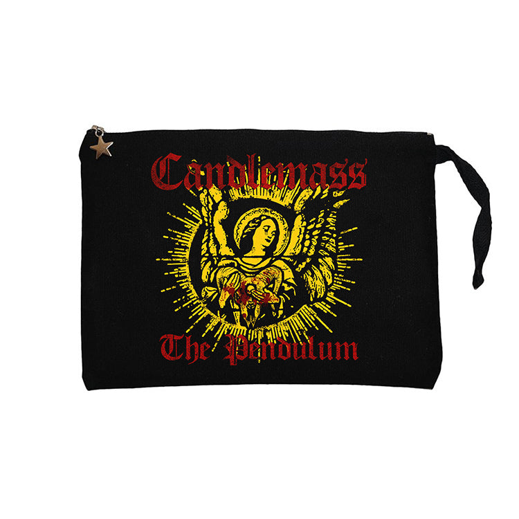 Candlemass the Pendulum Siyah Clutch Astarlı Cüzdan / El Çantası