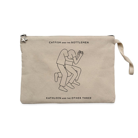 Catfish And The Bottlemen Kathleen And The Other Three Krem Clutch Astarlı Cüzdan / El Çantası