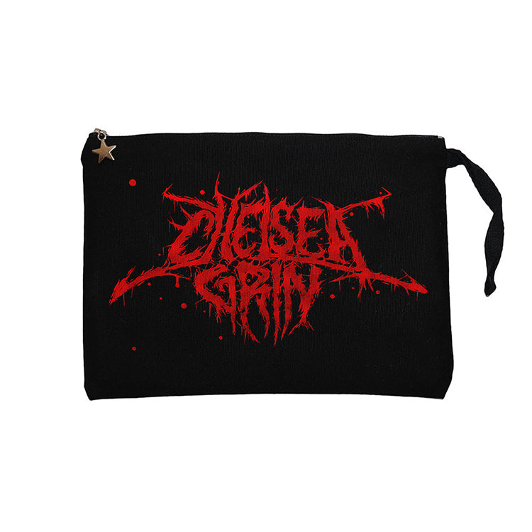 Chelsea Grin Logo Blood Siyah Clutch Astarlı Cüzdan / El Çantası