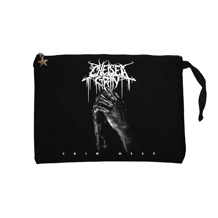 Chelsea Grin Hands Siyah Clutch Astarlı Cüzdan / El Çantası