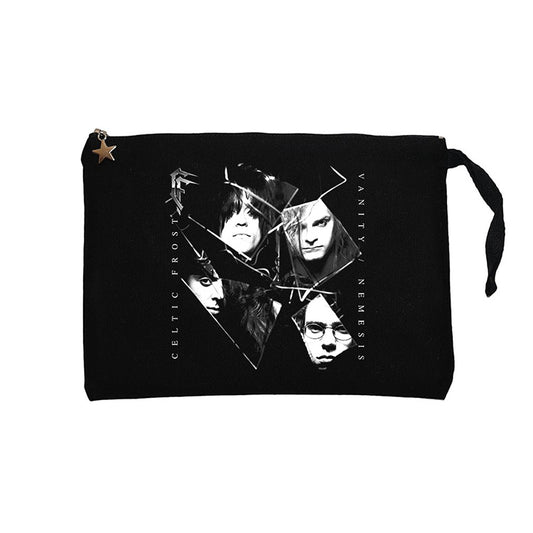 Celtic Frost Vanity Nemesis Siyah Clutch Astarlı Cüzdan / El Çantası