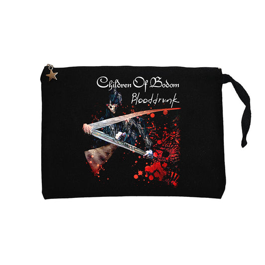 Children of Bodom Blooddrunk Siyah Clutch Astarlı Cüzdan / El Çantası