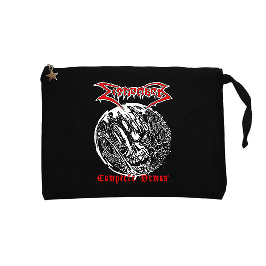 Dismember Complete Demos Siyah Clutch Astarlı Cüzdan / El Çantası