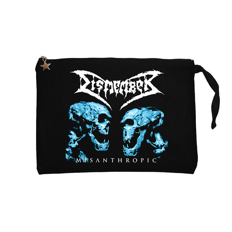 Dismember Misanthropic Siyah Clutch Astarlı Cüzdan / El Çantası