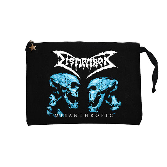 Dismember Misanthropic Siyah Clutch Astarlı Cüzdan / El Çantası