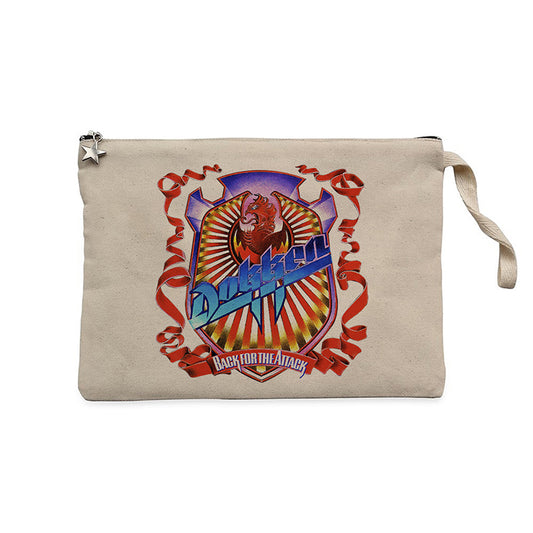 Dokken Back for the Attack Krem Clutch Astarlı Cüzdan / El Çantası