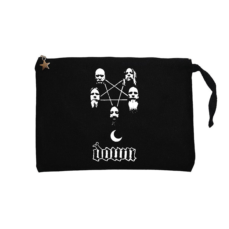 Down Grup Siyah Clutch Astarlı Cüzdan / El Çantası
