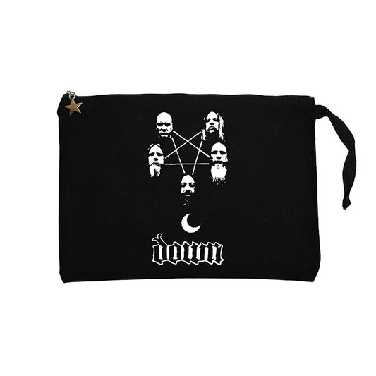 Down Grup Siyah Clutch Astarlı Cüzdan / El Çantası