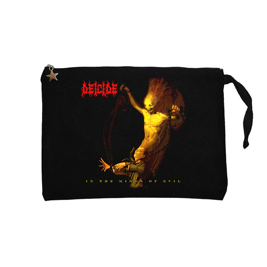 Deicide İn The Minds Of Evil Siyah Clutch Astarlı Cüzdan / El Çantası