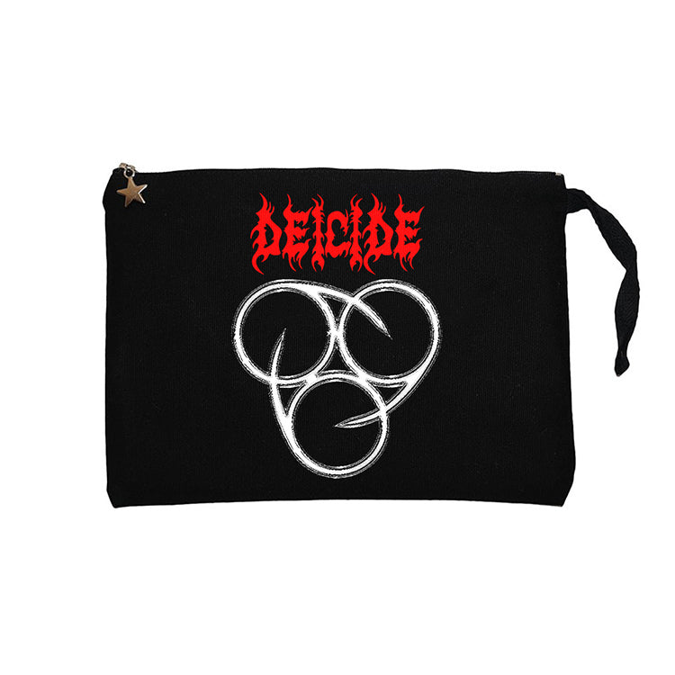 Deicide İnsineratehymn Siyah Clutch Astarlı Cüzdan / El Çantası
