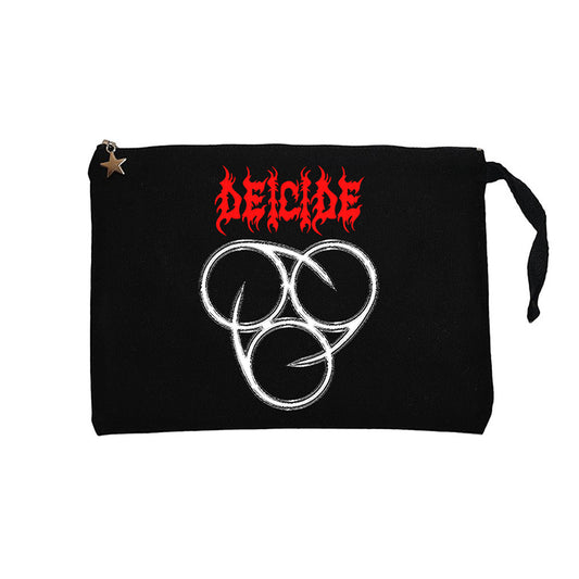 Deicide İnsineratehymn Siyah Clutch Astarlı Cüzdan / El Çantası