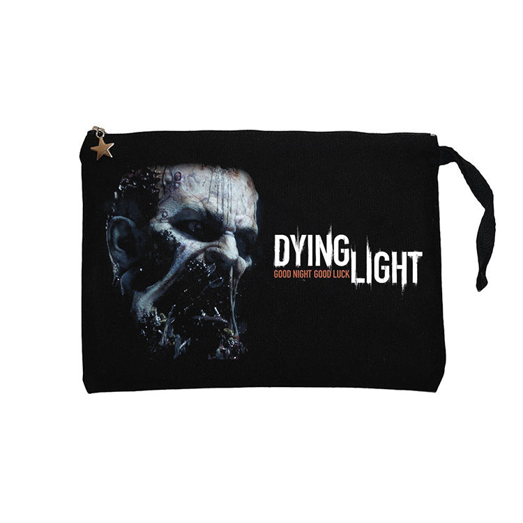 Dying Light Zombi Head Siyah Clutch Astarlı Cüzdan / El Çantası