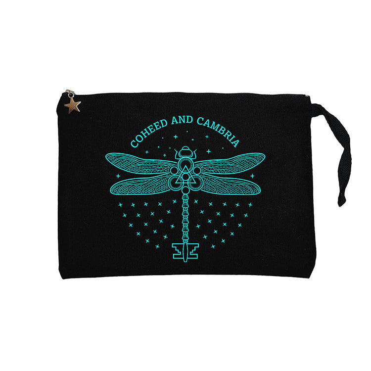 Coheed and Cambria Butterfly Siyah Clutch Astarlı Cüzdan / El Çantası