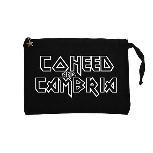 Coheed and Cambria Iron Siyah Clutch Astarlı Cüzdan / El Çantası