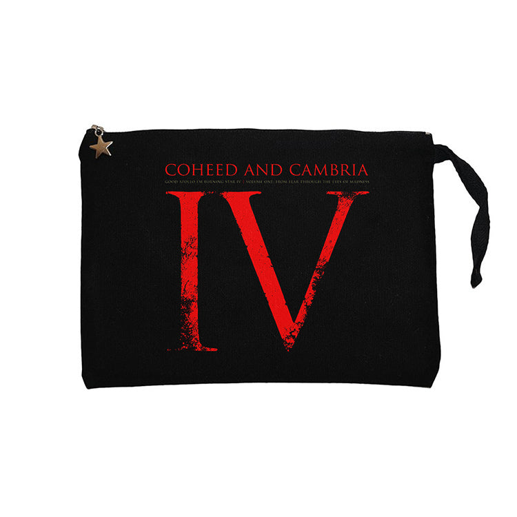 Coheed and Cambria Good Apollo Siyah Clutch Astarlı Cüzdan / El Çantası