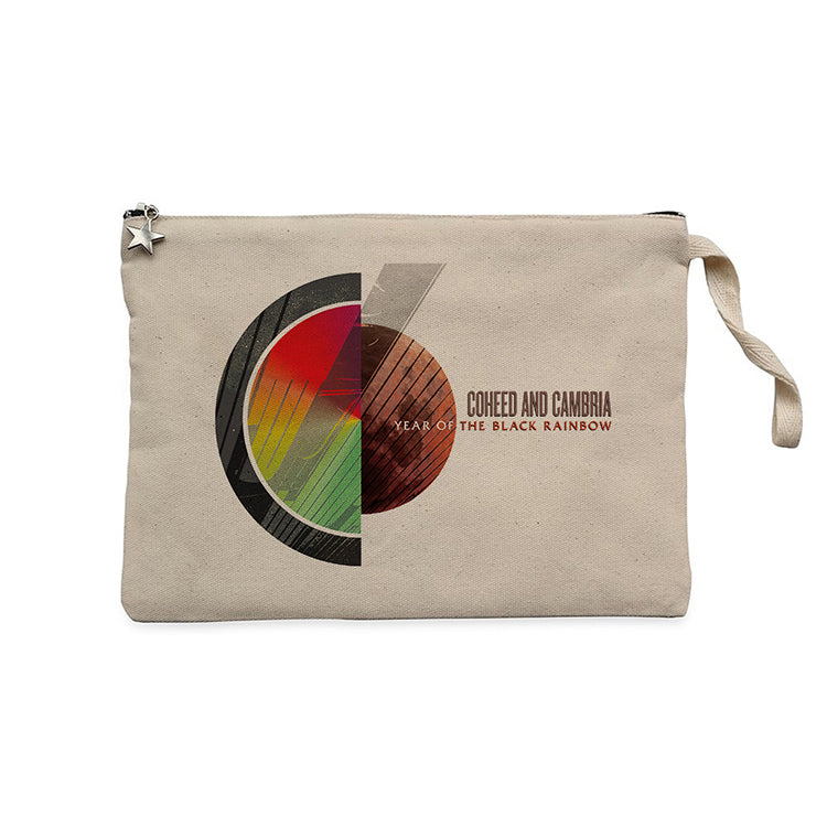 Coheed and Cambria Year of the Black Rainbow Krem Clutch Astarlı Cüzdan / El Çantası