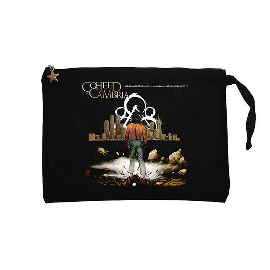 Coheed and Cambria No World For Tomorrow Siyah Clutch Astarlı Cüzdan / El Çantası