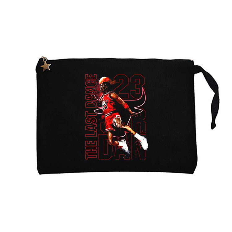 Chicago Bulls The last Dance Siyah Clutch Astarlı Cüzdan / El Çantası