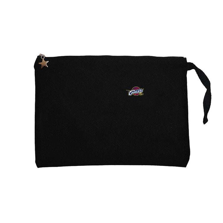 Clevaland Cavaliars Logo Siyah Clutch Astarlı Cüzdan / El Çantası