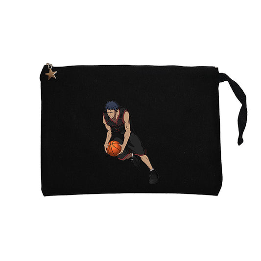 Black Baller Anime Siyah Clutch Astarlı Cüzdan / El Çantası