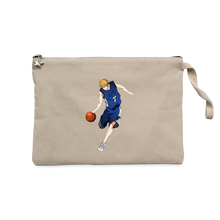 Anime 7 Baller Krem Clutch Astarlı Cüzdan / El Çantası