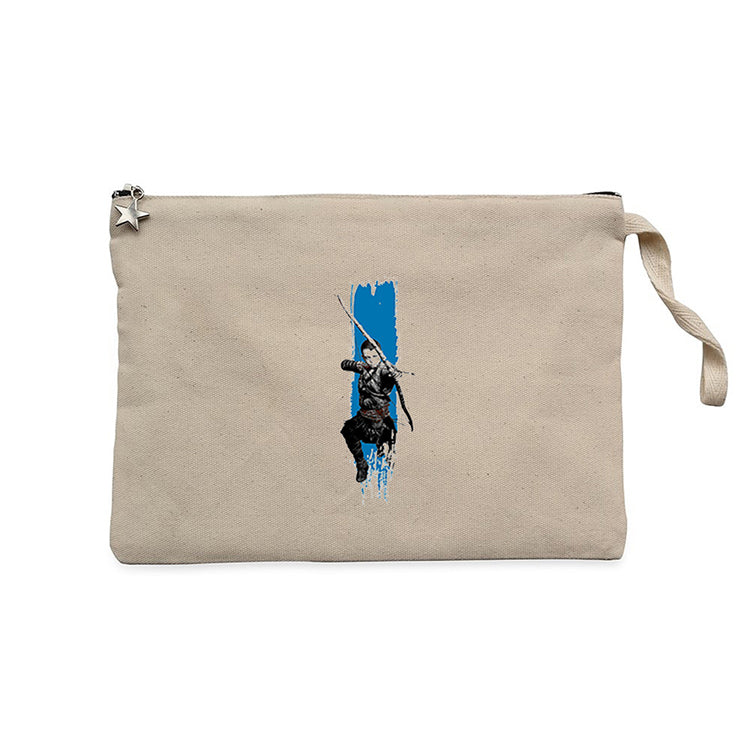 God Of War Atreus Krem Clutch Astarlı Cüzdan / El Çantası