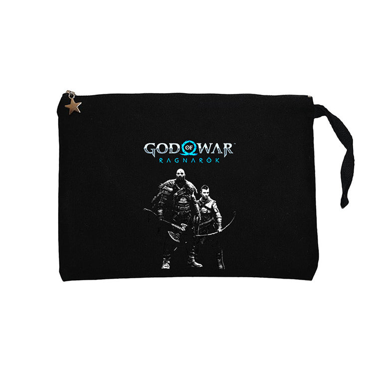 God Of War Ragnarok Atreus Kratos Siyah Clutch Astarlı Cüzdan / El Çantası