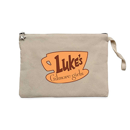 Glimore Girls Luke's Krem Clutch Astarlı Cüzdan / El Çantası