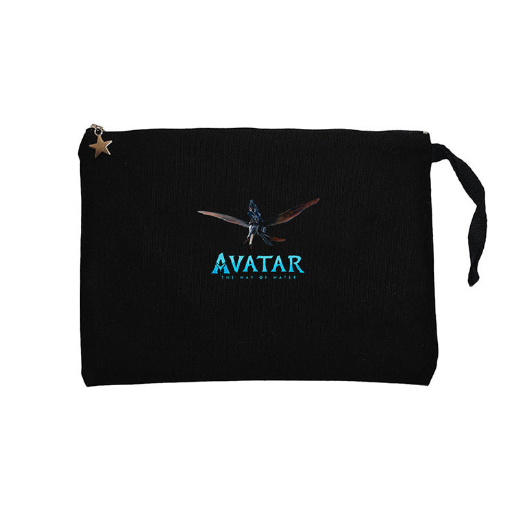 Avatar The Way Of Water Warrios Siyah Clutch Astarlı Cüzdan / El Çantası