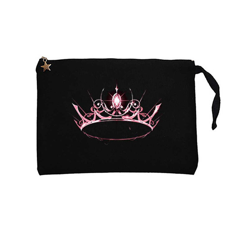 Blackpink Queens Siyah Clutch Astarlı Cüzdan / El Çantası