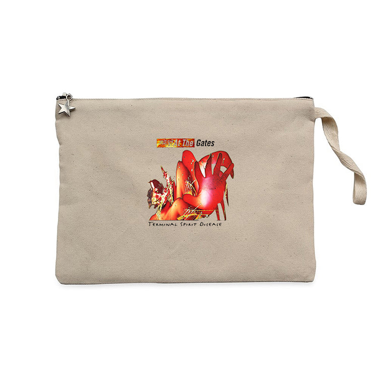 At the Gates Terminal Spirit Disease Krem Clutch Astarlı Cüzdan / El Çantası