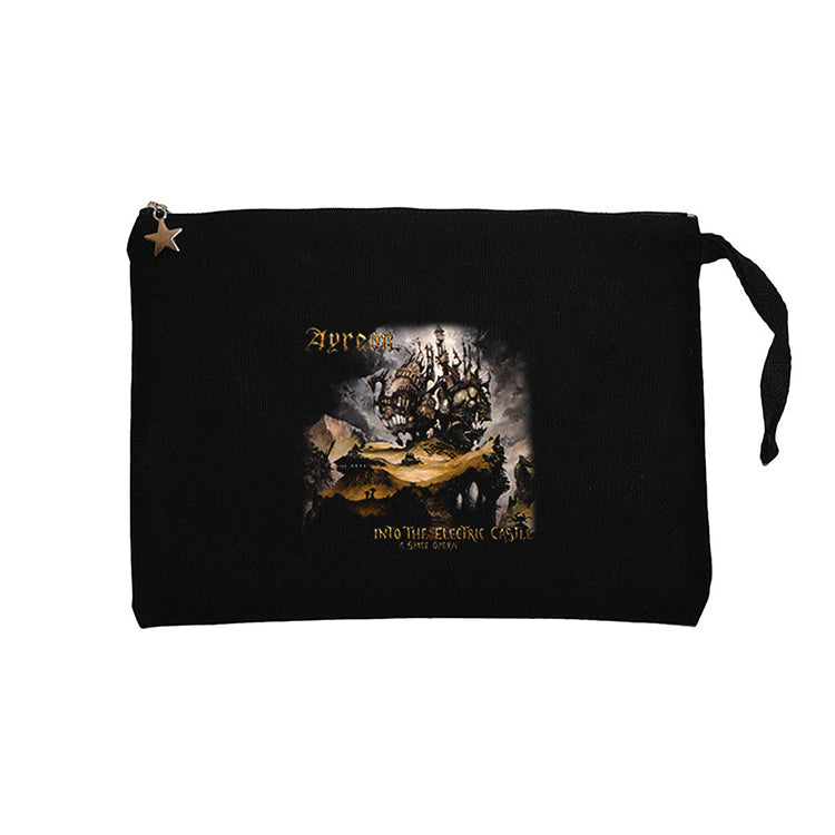 Ayreon Electric Castle Siyah  Clutch Astarlı Cüzdan / El Çantası