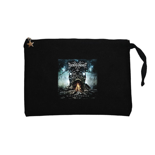 Borknagar Winter Thrice Siyah  Clutch Astarlı Cüzdan / El Çantası
