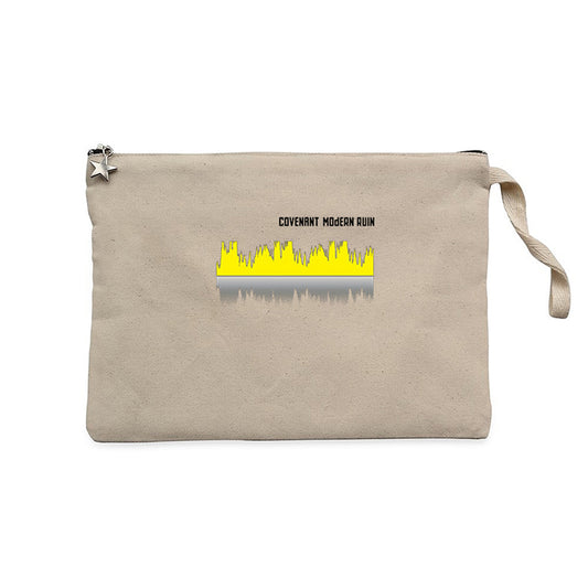 Covenant Modern Ruin Krem Clutch Astarlı Cüzdan / El Çantası