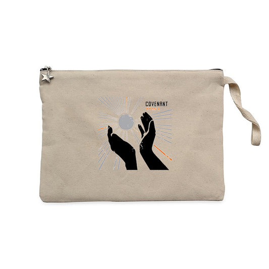 Covenant Skyshaper Krem Clutch Astarlı Cüzdan / El Çantası