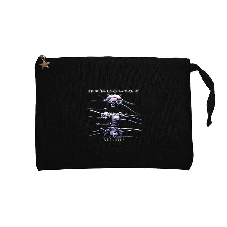 Hypocrisy Abducted Siyah Clutch Astarlı Cüzdan / El Çantası