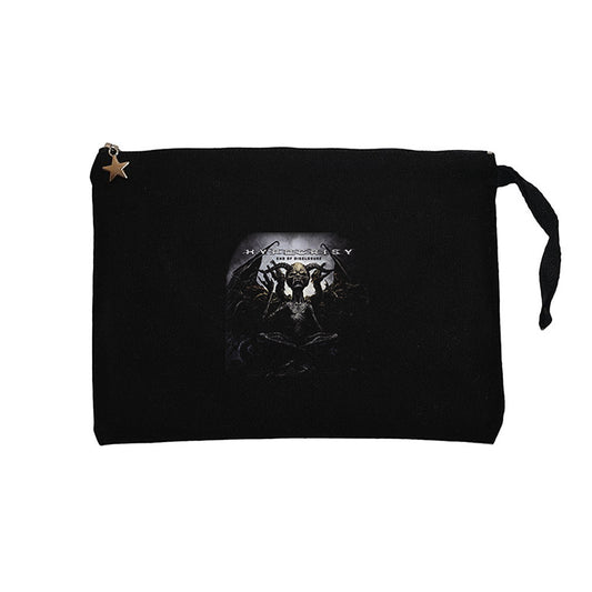 Hypocrisy End of Disclosure Siyah Clutch Astarlı Cüzdan / El Çantası